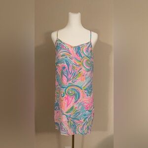 Lilly Pulitzer Dusk Strappy Silk Dress | XS
